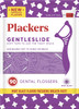 Plackers Gentleslide Dental Flossers Mint Blast Flavor Gentle Clean Soft Floss with Superior Strength Builtin Tartar Pick 90 Count