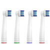 Plackers Action Clean Replacement Brush HeadsFits Most OralB Electric Toothbrushes 4 Count