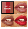 Italia Deluxe SEXY TRIO Satin Lipstick Set of 3 FIRST DATE Natural Beauty / Confident / Red Bottoms