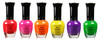 Kleancolor Nail Polish Lacquer Neon Lot 6pc Full Size Set