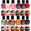 12 pcs kleancolor nail polish red pink brown gold lacquer collection knp7knp8 free earring