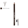 L.A. Colors 1 On Point Brow Pencil  CBP395 Chocolate  Matte Finish Eyebrow Eye Brow  Free Zipper Bag