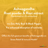 Sandhu Herbals Ashwagandha with Zinc Black Pepper Extract Ashwagandha Powder Supplement 120 Vegetarian Capsules