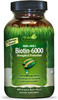 Irwin Naturals Biotin-6000 Supports Healthy Skin, Hair & Nails - Strength + Protection With High Potency 6000 Mcg, Bamboo, Avocado, Coconut & More - Maximum Absorption - 60 Liquid Softgels