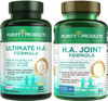 Bundle  Ultimate HA  HA Joint Formula by Purity Products  Ultimate H.A. BioCell Collagen Quercetin Hyaluronic Acid  More  H.A. Joint for Joint Flexibility Mobility  More