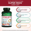 Super Reds Capsules Formula 20 Organic Super Fruits And Berries  Purity Products  Certified Organic Phytonutrients  Supports Heart Brain Healthy Immunity  Energy Levels  90 Capsules