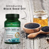 High Potency Black Seed Oil  Double Strength  Cold Pressed  3 Thymoquinone  500 mg Black Cumin Seed Oil  Omega 6  9 Essential Fatty Acids  Easy to Swallow Just One Per Day  30 Mini Softgels