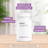 Supersmart  Robuvit 200 mg Per Day  French Oak Wood Extract for Stress  Emotional Wellness  Antioxidant Supplement  Helps Fight Fatigue  NonGMO  Gluten Free  60 Vegetarian Capsules