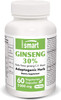 Supersmart  Ginseng Standardized to 30 Ginsenosides 2000 mg Per Day  Supports  Boost Immune System  NonGMO  Gluten Free  60 Vegetarian Capsules