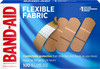 Band Aid Brand Flexible Fabric Adhesive Bandages For Minor Wound Care 100 Ea & Neosporin Original Ointment For 24-Hour Infection Protection 1 Oz 1 Ea