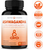 Organic Ashwagandha 2000mg with Black Pepper Extract - Ashwaganda Root Powder Supplement for Adrenal Fatigue, Mood & Thyroid Support - 90 Vegan Capsules