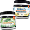 Super Greens Powder  Collagen Peptides Protein Powder  Supports Healthy Digestion  Gut Health  Helps with Healthy Weight Management  Supports Whole Body Health