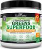 Super Greens Superfood Powder  Greens Powder with Probiotics Prebiotics Digestive Enzymes and 43 Green Superfoods  Chlorophyll Bilberry Chlorella Spirulina Grass  Tastes Amazing  30 Servings
