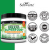 Super Greens Superfood Powder  Greens Powder with Probiotics Prebiotics Digestive Enzymes and 43 Green Superfoods  Chlorophyll Bilberry Chlorella Spirulina Grass  Tastes Amazing  30 Servings
