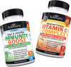 Immunity Boost Supplement with Elderberry Vitamin A Echinacea  Zinc  Vitamin C 1000mg Capsules with Zinc Rose Hips  Bioflavonoids  Provides Enhanced Immune Support