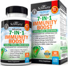 Immune Support Supplement with Zinc Vitamin C Vitamin D 5000 IU Elderberry Ginger D3 Goldenseal Dr Approved Immunity Vitamins for Adults Women and Men Natural Immune System Booster Defense 120ct