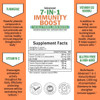 Immune Support Supplement with Zinc Vitamin C Vitamin D 5000 IU Elderberry Ginger D3 Goldenseal Dr Approved Immunity Vitamins for Adults Women and Men Natural Immune System Booster Defense 120ct