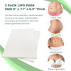 LIPO Foam Sheets for Post Surgical USE with Compression Garment After Liposuction Tummy Tuck AB Flattening 8x11 2Pack