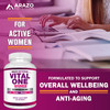 Vital One Multivitamin For Women - Daily Wholefood Supplement - 90 Tablets - Arazo Nutrition