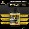 Berberine HCl Supplement 1200mg with Ceylon Cinnamon Bitter Melon Gymnema Sylvestre Extract  Supports Immune System