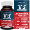 BioActive Vitamin B12  5000 mcg Contains 3 BioActive B12 Forms Plus Methylfolate Cofactor  Methyl B12 Adenosyl B12  Hydroxy B12  Supports Energy Metabolism  Mood  Vegan NonGMO 60 Servings