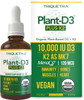 Organic Plant D3  K2  10000 iu D3  AllTrans MK7 from MenaQ7 120 mcg K2  100 Organic  PlantBased Sublingual D3 Drops Cholecalciferol 100 Vegan  Supports Immunity Bone Mood  Brain