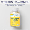 Solaray Pantothenic Acid 500mg | Vitamin B-5 for Coenzyme-A Production & Energy Metabolism | for Hair, Skin, Nails & Digestive Support | 250 VegCaps