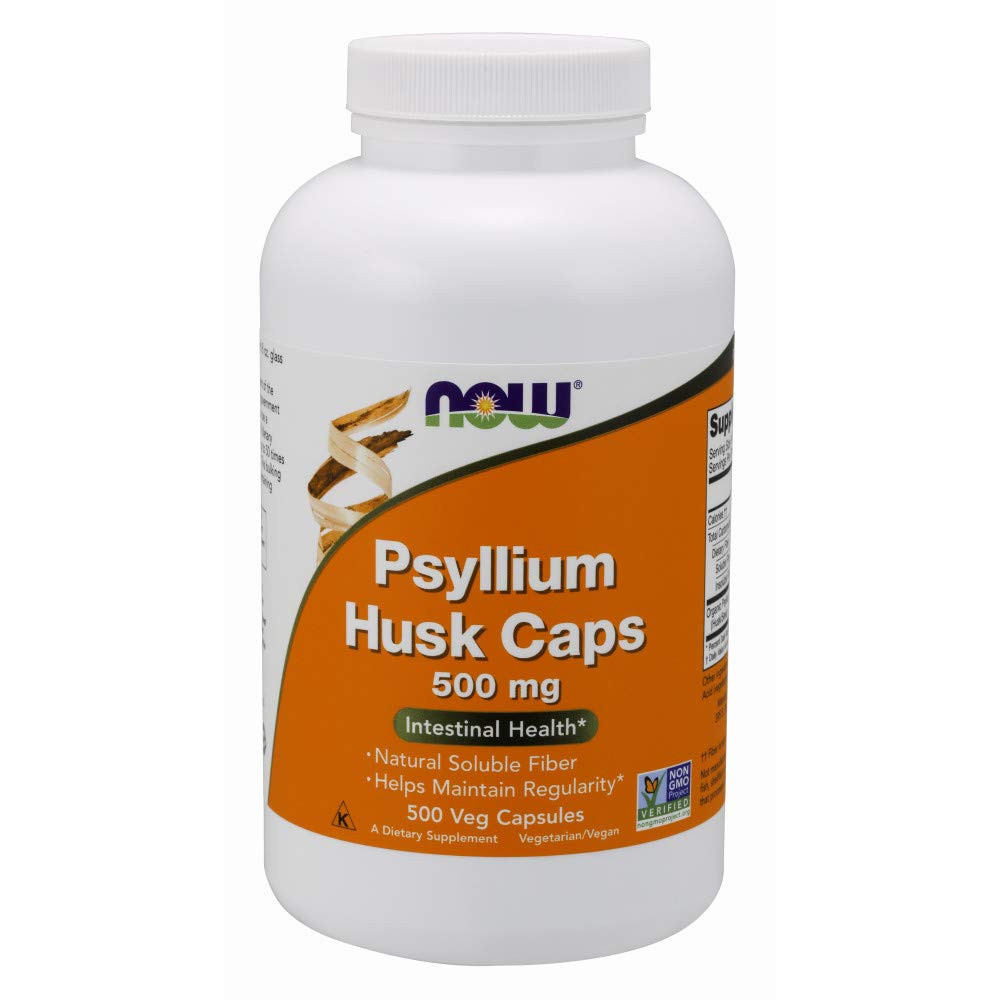 Husk Caps Now Foods, Psyllium Husk Caps, 500 Veggie Caps | Buy at Kiwla | Free ...