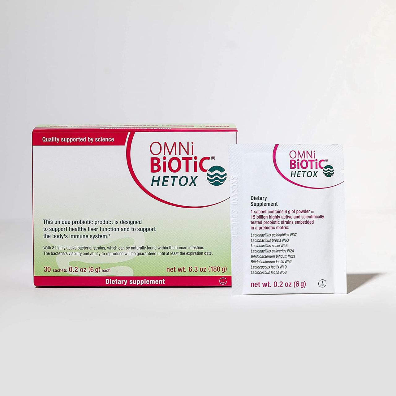 OMNiBiOTiC HETOX Probiotic Liver Detox Bifidobacterium Lactobacillus