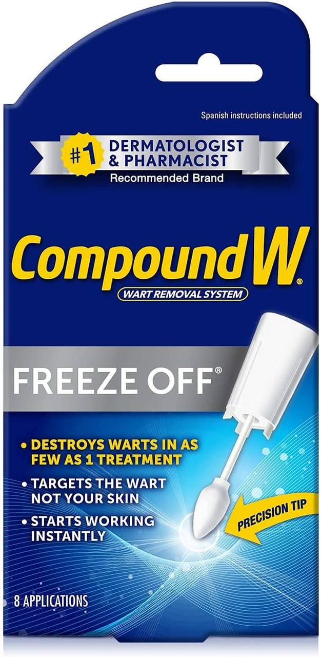 Compound W Freeze Off Wart Remover 8 Applications with Compound W