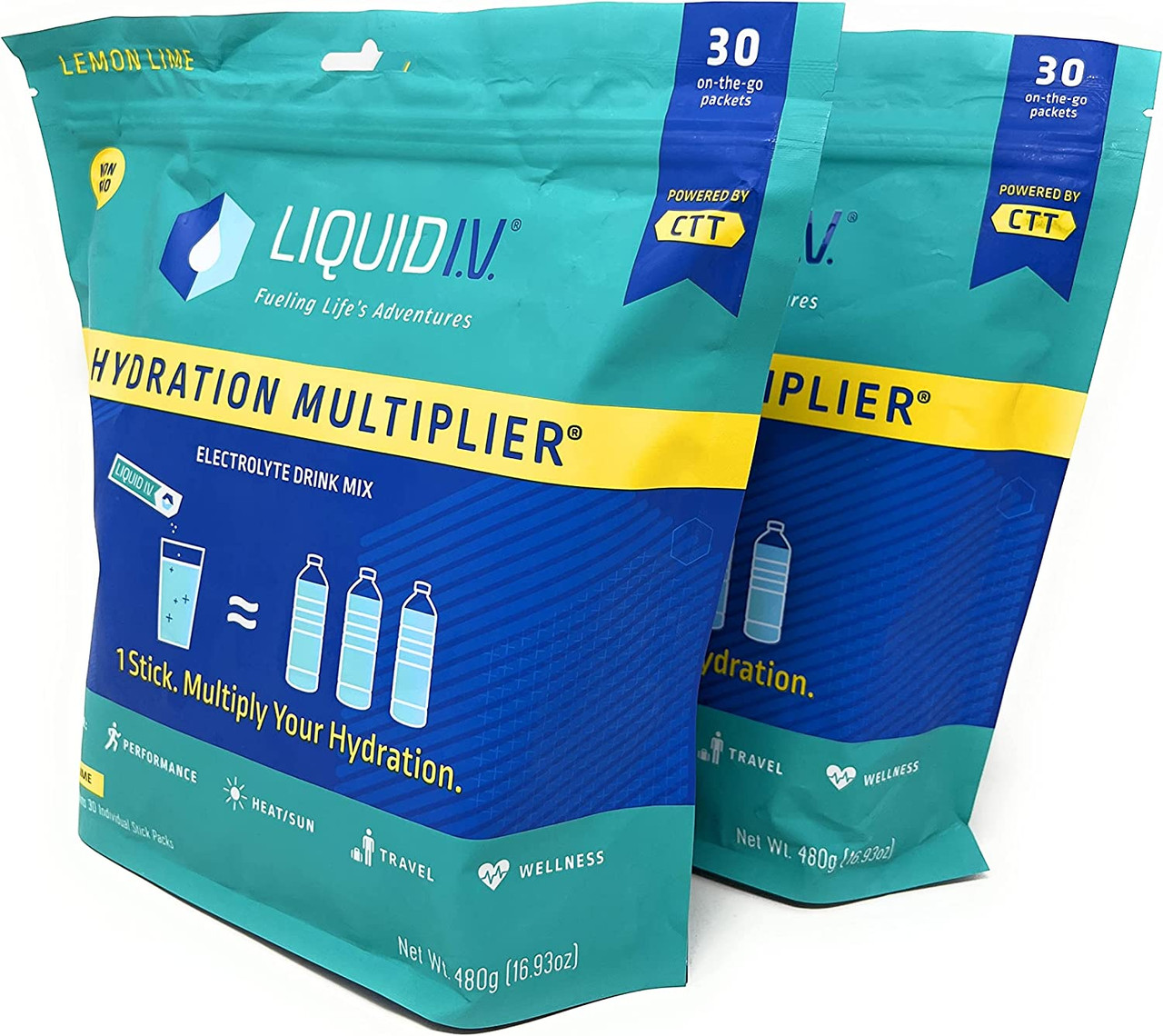 Liquid I.V. Hydration Multiplier Electrolyte Drink Mix 8 Count Box
