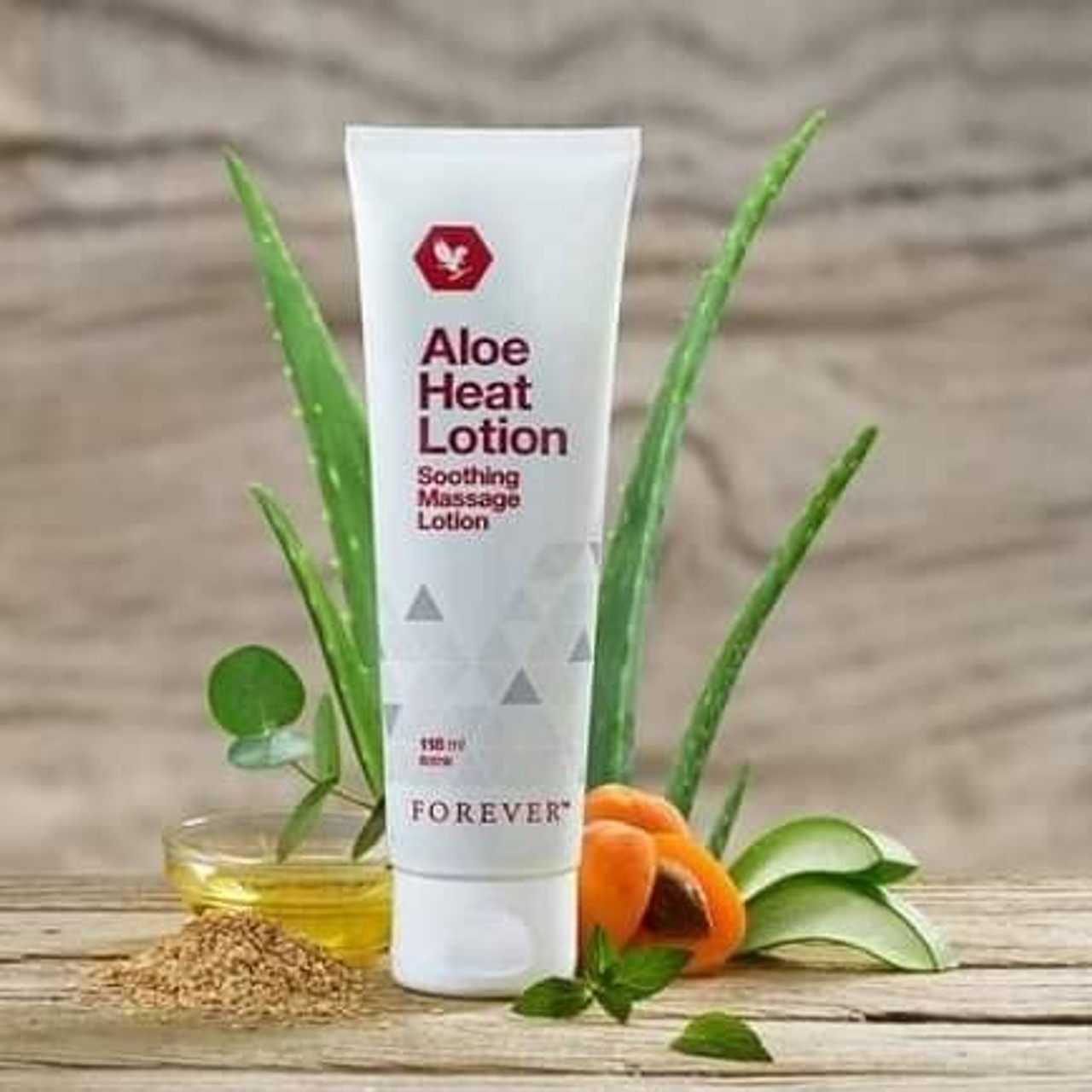 Forever Aloe Heat Lotion Soothing Warm Massage arm Foot Lotion Relaxing Scent Menthol Nourish