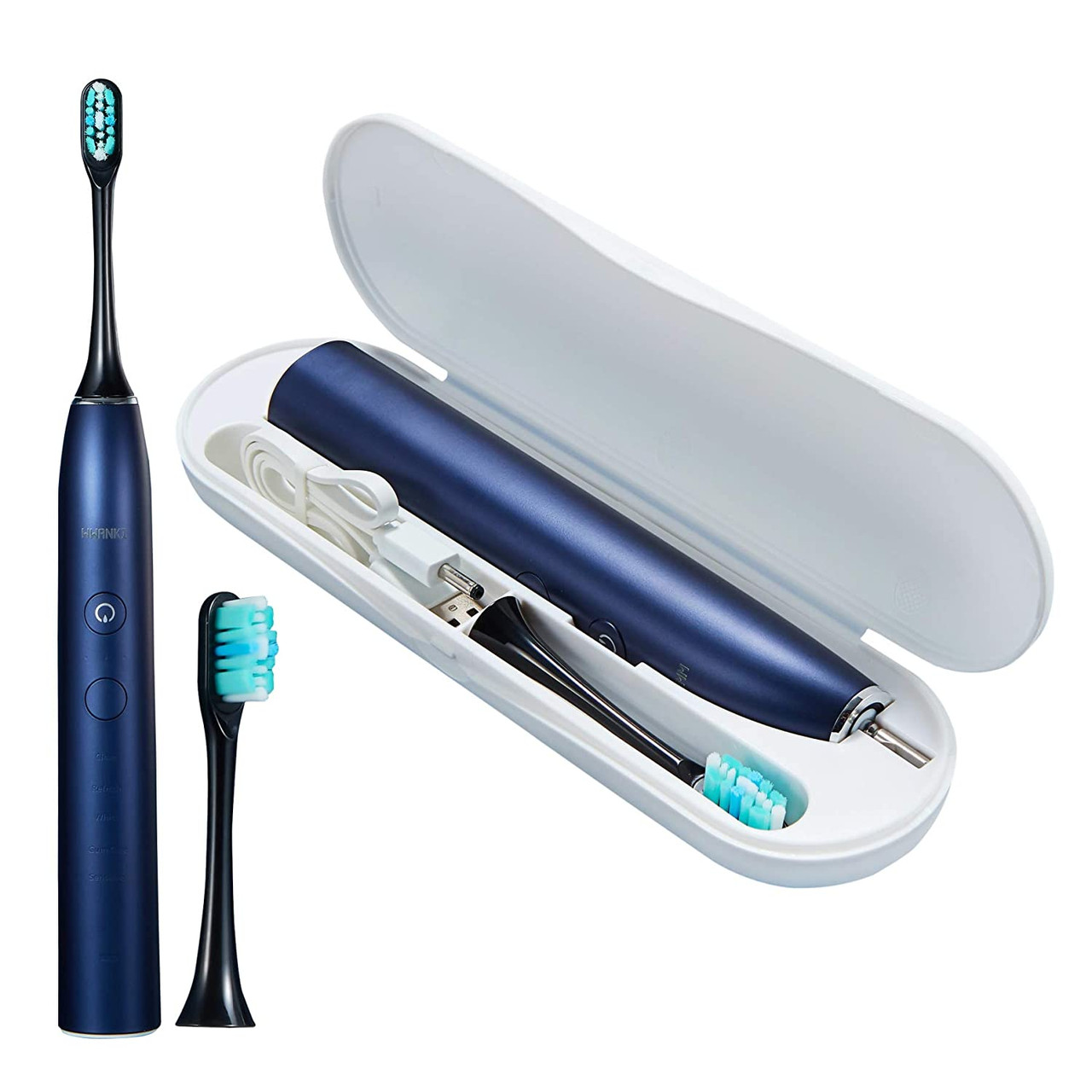 Silent Sonic Electric Toothbrush with 3 Intensities and 5 Cleaning Modes Quadrant Pacer Intelligent 2 Minutes Silent Sonic Electric Toothbrush with 3 Intensities and 5 Cleaning Modes Quadrant Pacer Intelligent 2 Minutes