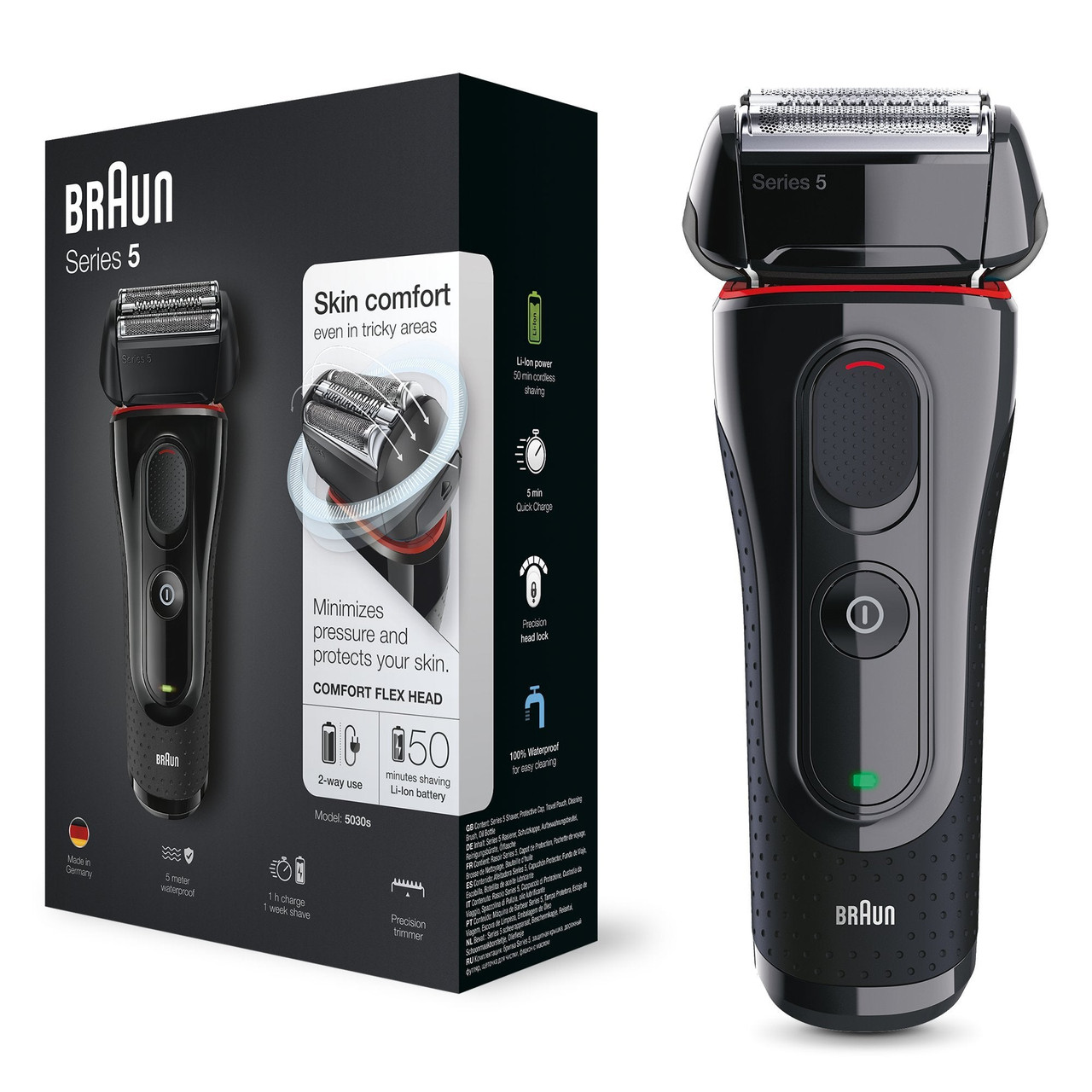 Braun Series 5 5030s Rechargeable Male Foil Shaver