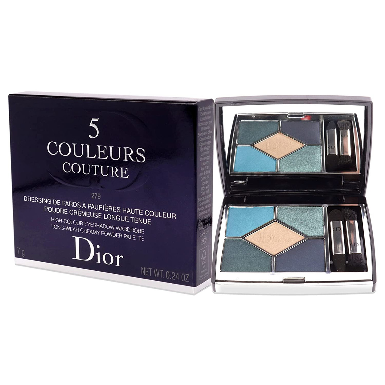 DiorShow 5 Couleurs 279 アイシャドウパレット Christian Dior 5 Couleurs Eyeshadow Palette 279 Denim Women Eye