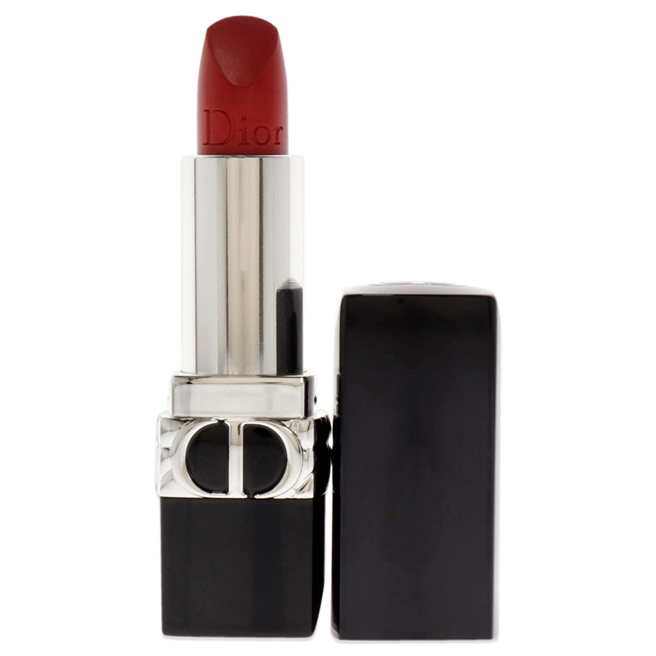 Dior, Makeup, Dior Rouge Iconic 999 Velvet Refillable Lipstick Limited  Edition