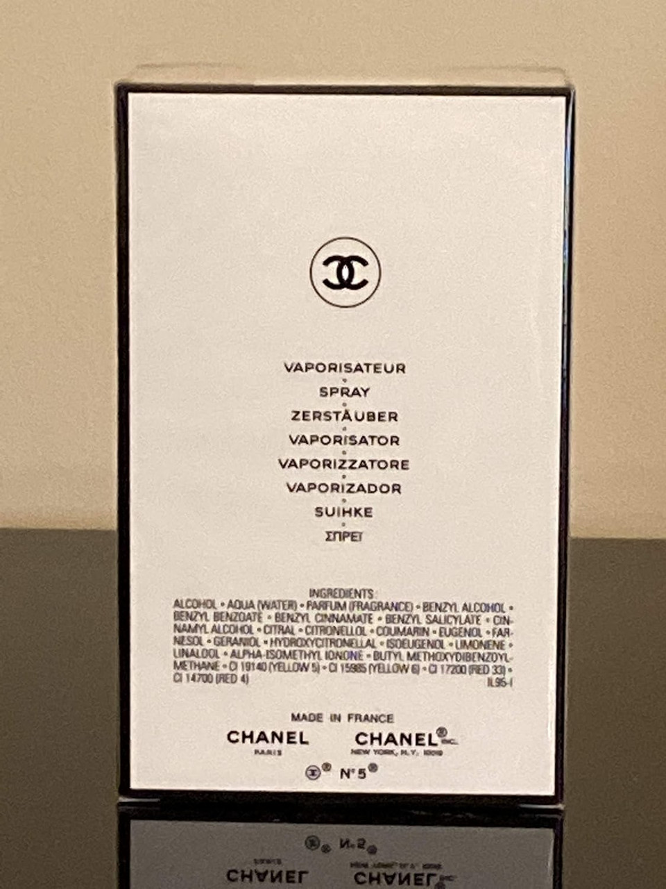 No. 5 by Chanel for Women, Eau De Parfum Spray, 3.4 Ounce