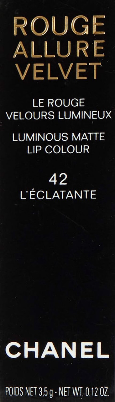 Katase Chanel Rouge Allure Velvet 42 3.5 g Parallel Import Goods Clear