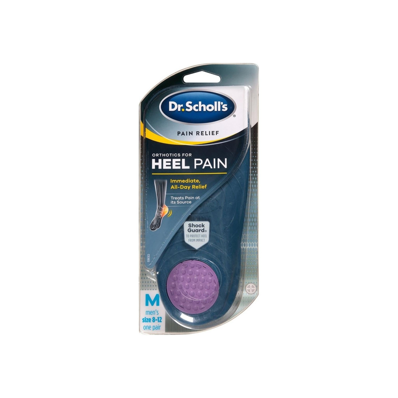 Dr Scholls Heel Pain Relief Orthotic Inserts for Women 6 To 10 Insoles for  Plantar Fasciitis and Heel Spurs, 1 Ea