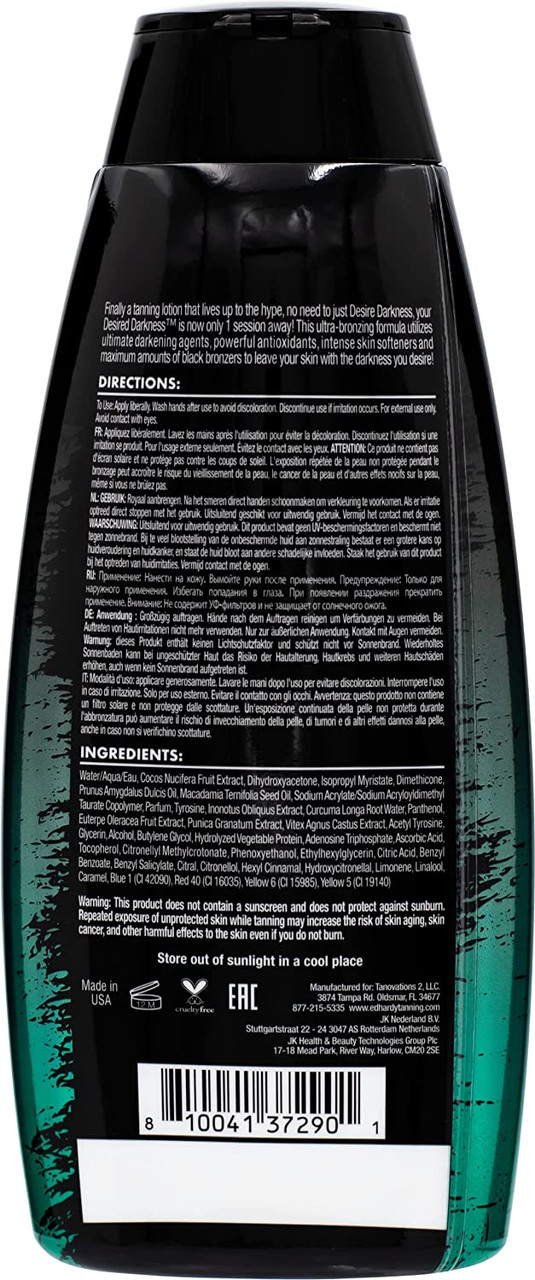 Onyx Tattoo Tanning Lotion with Ink Care Formula for Fade Protection   Walmartcom