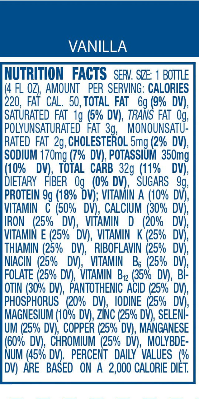 Ensure Compact Nutrition Shake, 9g of protein, Milk Chocolate, 4