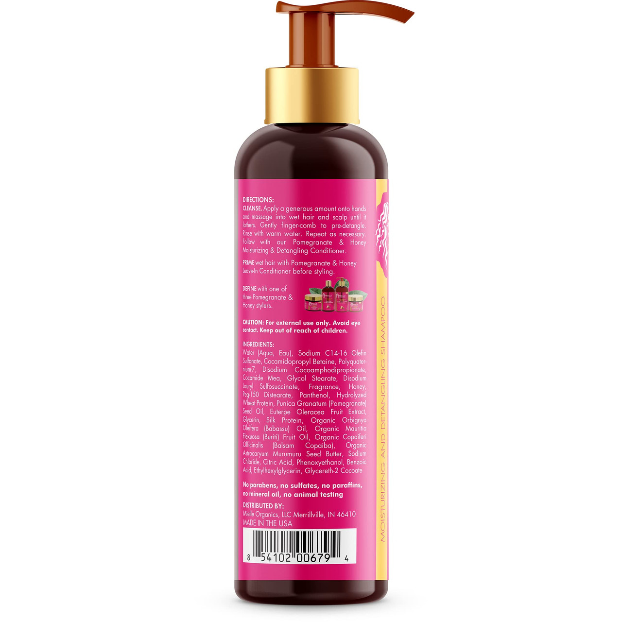 Aunt Jackies Curls and Coils Oh So Clean Large 24oz Family Sized Pump  Deep Moisturizing and