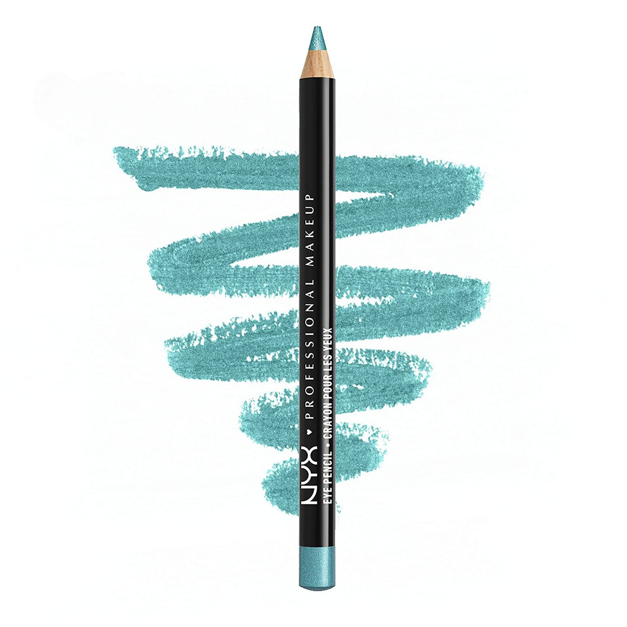 NYX Slim Eye Pencil - Baby Blue, Dünner Augenstrich, Nicht An Tieren Getestet
