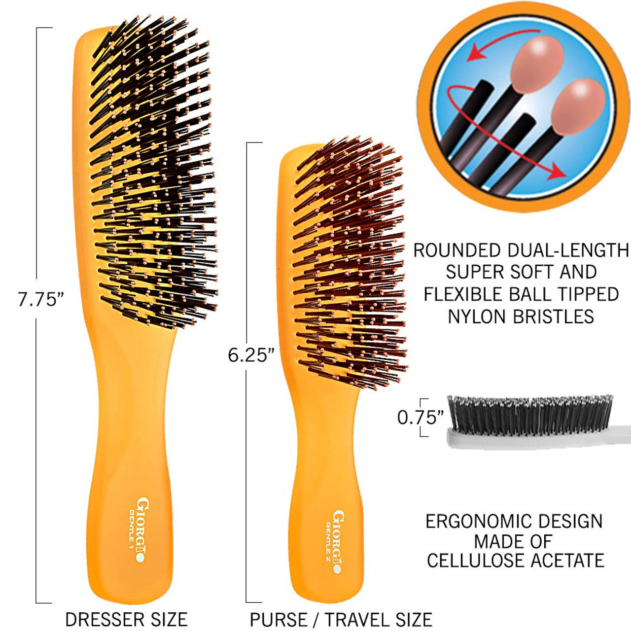 Portable Folding Hair Brush With Mirror Professional Travel Hair Comb  Compact Pocket Size Purse Travel Comb From Funnail, $1.37 | DHgate.Com