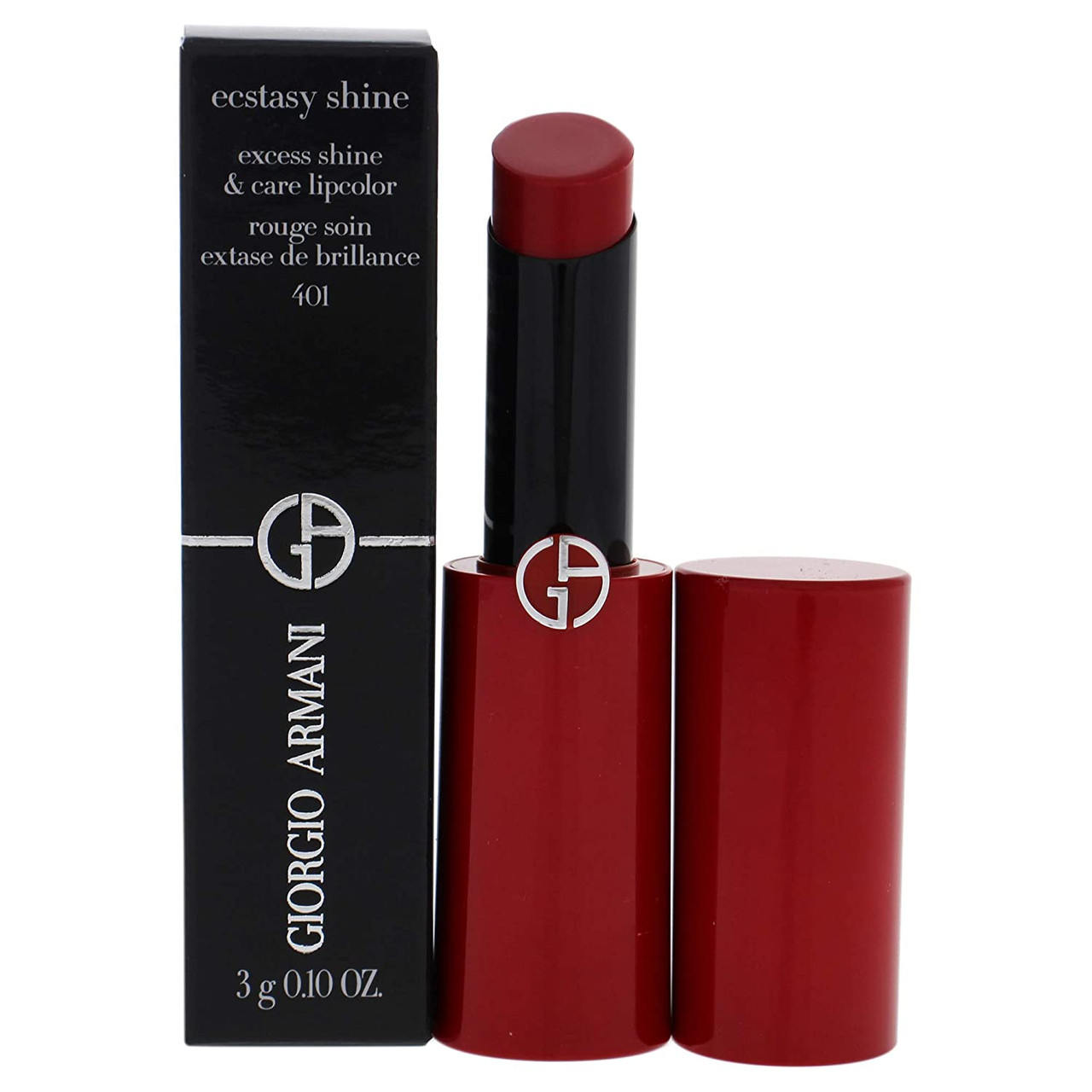 Giorgio Armani Ecstasy Shine Lipstick 401 Hot Women Lipstick 0.1 oz