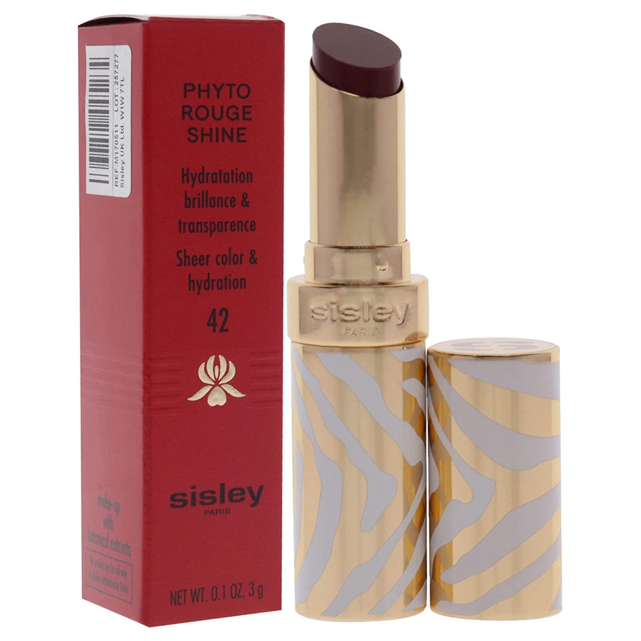 Sisley Phyto-Rouge Shine Lipstick - 42 Sheer Cranberry Lipstick