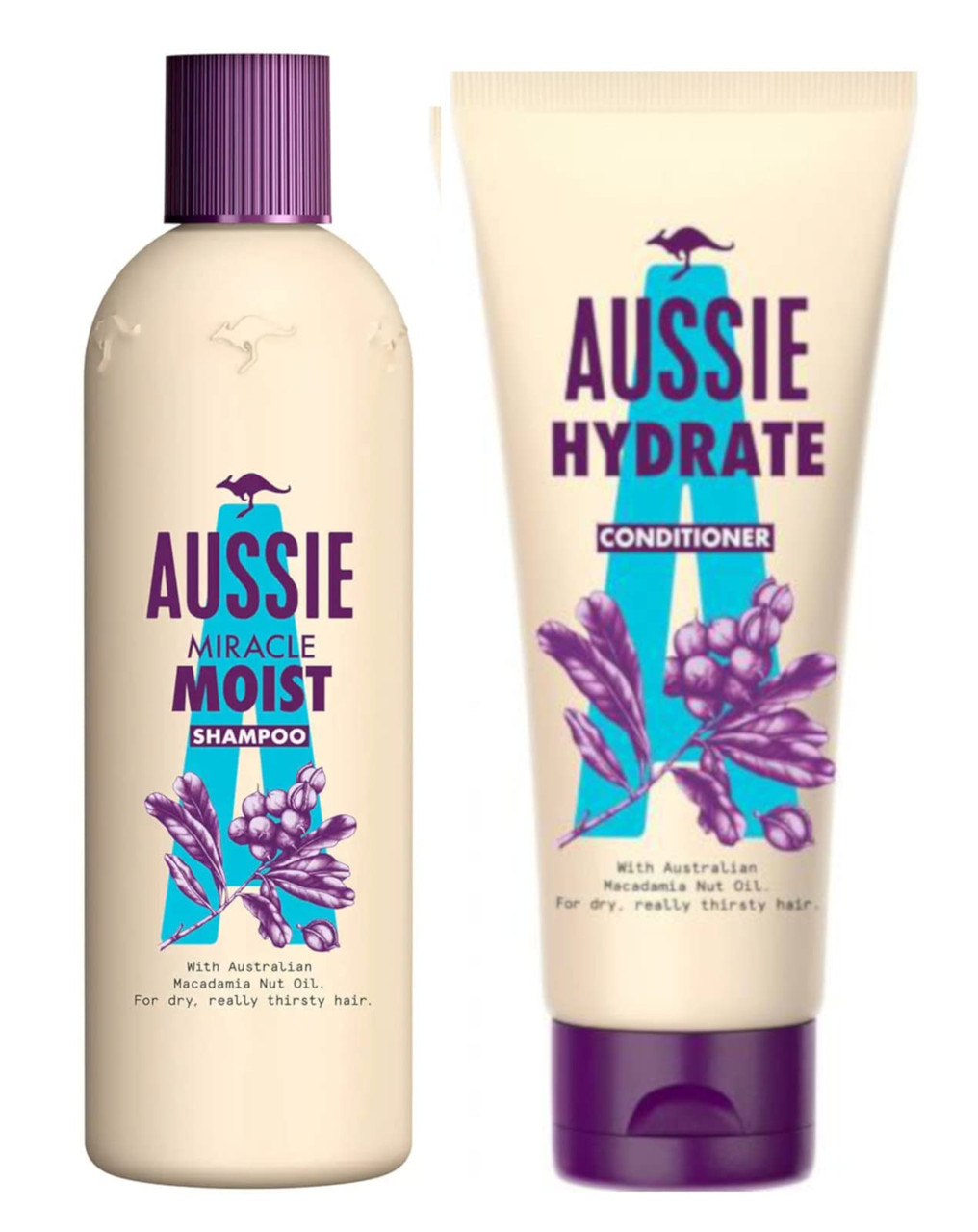 Aussie MOIST Moisture Duo - Shampoo 250ml + Conditioner 170ml