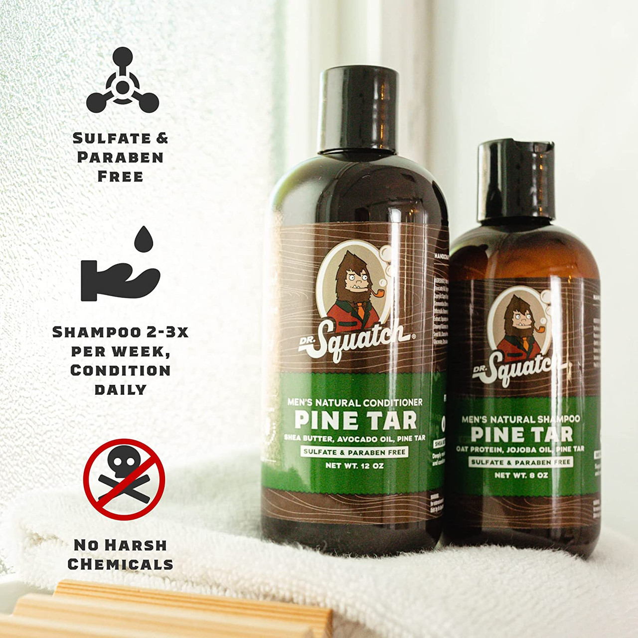 Dr. Squatch Pine Tar Conditioner 10.6 oz (1 Pack)