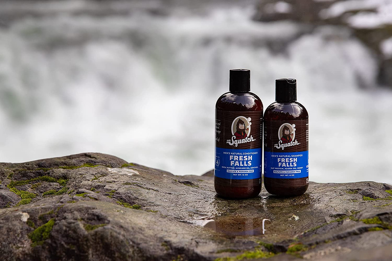  Dr. Squatch Fresh Falls Shampoo + Conditioner Hair Bundle :  Beauty & Personal Care