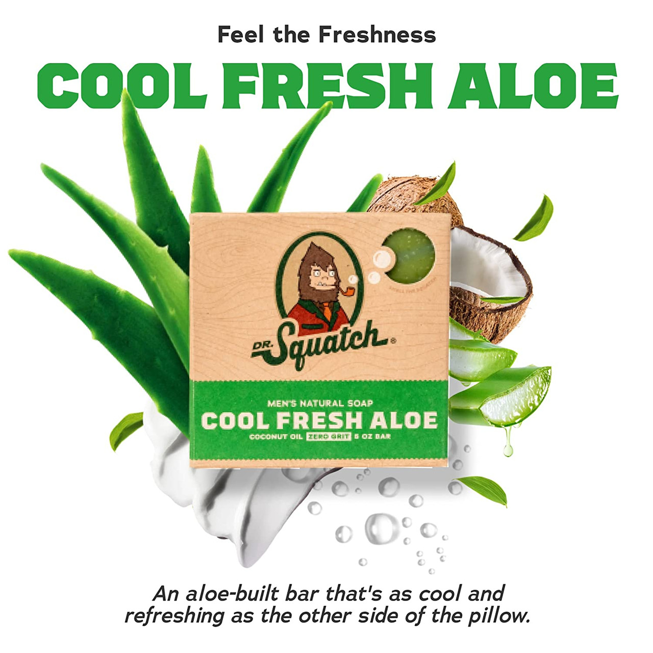 Dr. Squatch Cool Fresh Aloe Bar Soap –